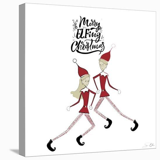 Merry Elfing Christmas 2-Sara Elizabeth-Stretched Canvas