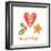 Merry Everything II Script-Mercedes Lopez Charro-Framed Art Print