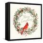 Merry Everything Wreath-Danhui Nai-Framed Stretched Canvas