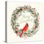 Merry Everything Wreath-Danhui Nai-Stretched Canvas