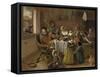 Merry Family-Jan Havicksz Steen-Framed Stretched Canvas