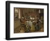 Merry Family-Jan Havicksz Steen-Framed Art Print