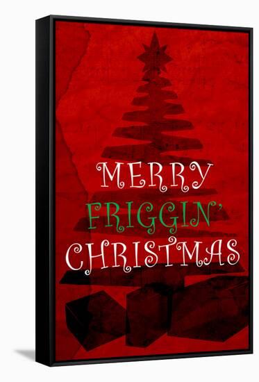 Merry Friggin' Xmas-null-Framed Stretched Canvas