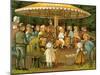 Merry go round or carousel in Paris, Champs Elysees-Thomas Crane-Mounted Giclee Print