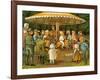 Merry go round or carousel in Paris, Champs Elysees-Thomas Crane-Framed Giclee Print