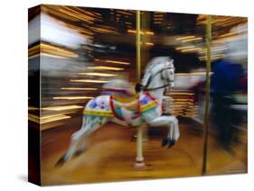 Merry-Go-Round, Paris, France-Gavin Hellier-Stretched Canvas