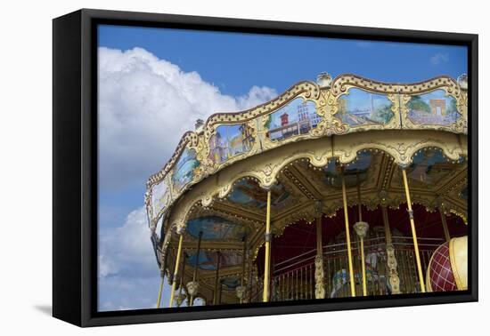 Merry-Go-Round Paris-Cora Niele-Framed Stretched Canvas