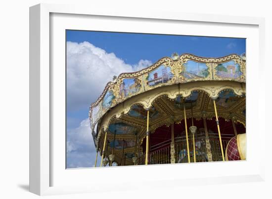 Merry-Go-Round Paris-Cora Niele-Framed Photographic Print