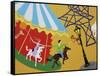 Merry Go Round-Pierre Henri Matisse-Framed Stretched Canvas