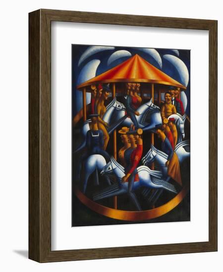 Merry-Go-Round-Mark Gertler-Framed Giclee Print