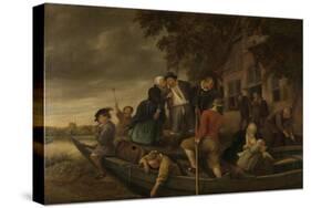 Merry Homecoming-Jan Havicksz Steen-Stretched Canvas