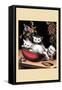 Merry Kitten-null-Framed Stretched Canvas