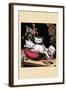 Merry Kitten-null-Framed Art Print