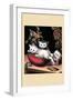 Merry Kitten-null-Framed Art Print