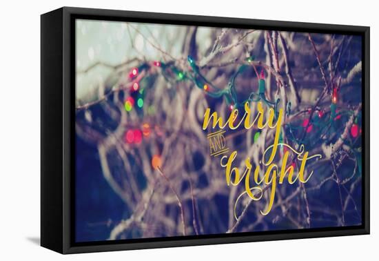 Merry Light Bright-Kelly Poynter-Framed Stretched Canvas