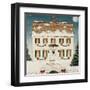 Merry Lil House Sq Merry Christmas-David Carter Brown-Framed Art Print