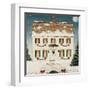 Merry Lil House Sq Merry Christmas-David Carter Brown-Framed Art Print