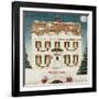 Merry Lil House Sq Merry Christmas-David Carter Brown-Framed Art Print