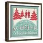 Merry Little Christmas III-Janelle Penner-Framed Art Print