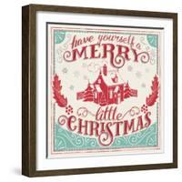 Merry Little Christmas V-Janelle Penner-Framed Art Print