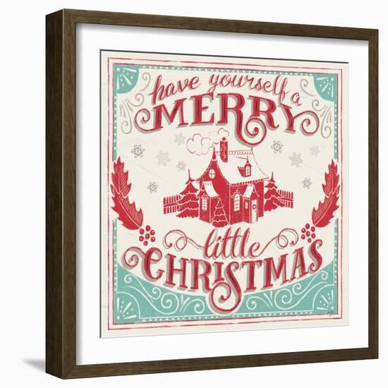 Merry Little Christmas V-Janelle Penner-Framed Art Print