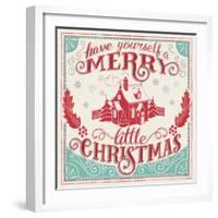 Merry Little Christmas V-Janelle Penner-Framed Art Print