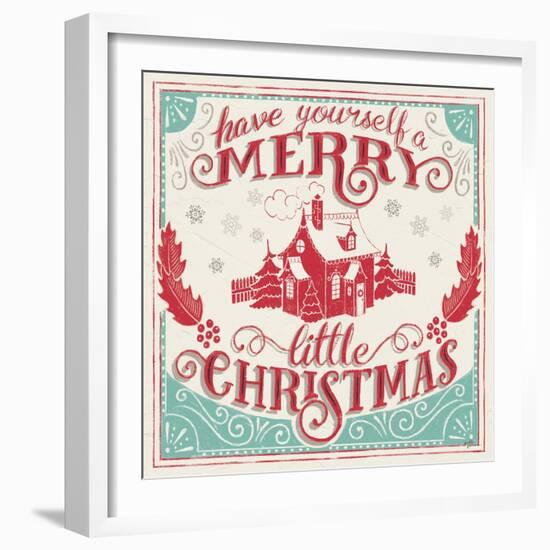 Merry Little Christmas V-Janelle Penner-Framed Art Print