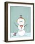 Merry Little Snowman, 2019 (Digital)-Roberta Murray-Framed Giclee Print