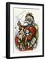 Merry Old Santa Claus, 1880s-null-Framed Giclee Print