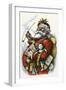 Merry Old Santa Claus, 1880s-null-Framed Giclee Print