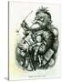 Merry Old Santa Claus, Engraved by the Artist, 1889-Thomas Nast-Stretched Canvas