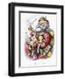 Merry Old Santa Claus, Engraved by the Artist, 1889-Thomas Nast-Framed Giclee Print