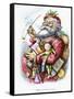 Merry Old Santa Claus, Engraved by the Artist, 1889-Thomas Nast-Framed Stretched Canvas