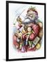 Merry Old Santa Claus, Engraved by the Artist, 1889-Thomas Nast-Framed Giclee Print