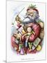 Merry Old Santa Claus, Engraved by the Artist, 1889-Thomas Nast-Mounted Giclee Print