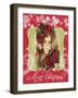Merry Pixie Blossom - Merry Christmas-Sheena Pike Art And Illustration-Framed Giclee Print