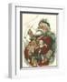Merry Santa-Vision Studio-Framed Art Print