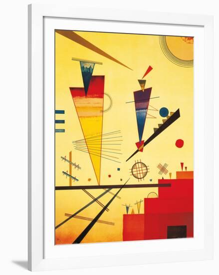 Merry Structure-Wassily Kandinsky-Framed Art Print