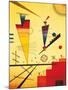 Merry Structure-Wassily Kandinsky-Mounted Art Print