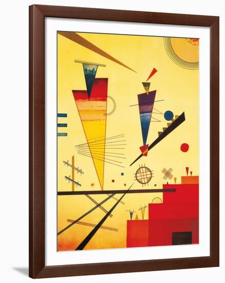 Merry Structure-Wassily Kandinsky-Framed Art Print