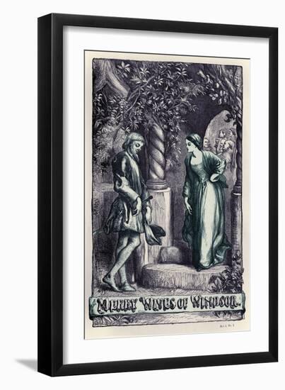 Merry Wives of Windsor-John Gilbert-Framed Giclee Print