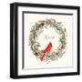 Merry Wreath-Danhui Nai-Framed Art Print