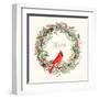 Merry Wreath-Danhui Nai-Framed Art Print