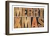 Merry Xmas (Christmas) Greetings or Wishes-PixelsAway-Framed Art Print