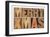 Merry Xmas (Christmas) Greetings or Wishes-PixelsAway-Framed Art Print