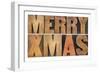 Merry Xmas (Christmas) Greetings or Wishes-PixelsAway-Framed Art Print