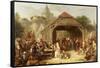 Merrymaking, 1841-Frederick Goodall-Framed Stretched Canvas