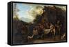 Merrymeeting, 17th Century-Jan Miel-Framed Stretched Canvas