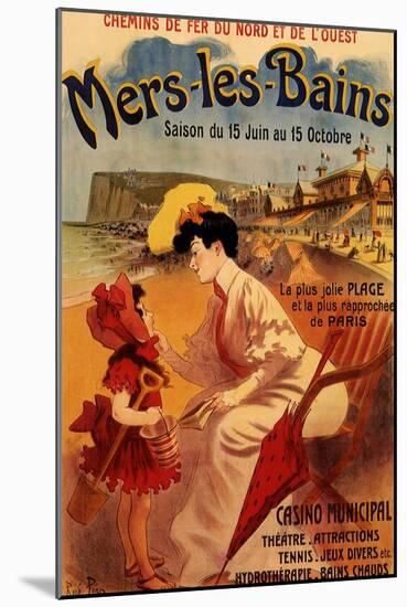 Mers-Les-Bains, c.1894-Alfred Choubrac-Mounted Giclee Print