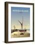 Mersea Island - Dave Thompson Contemporary Travel Print-Dave Thompson-Framed Art Print